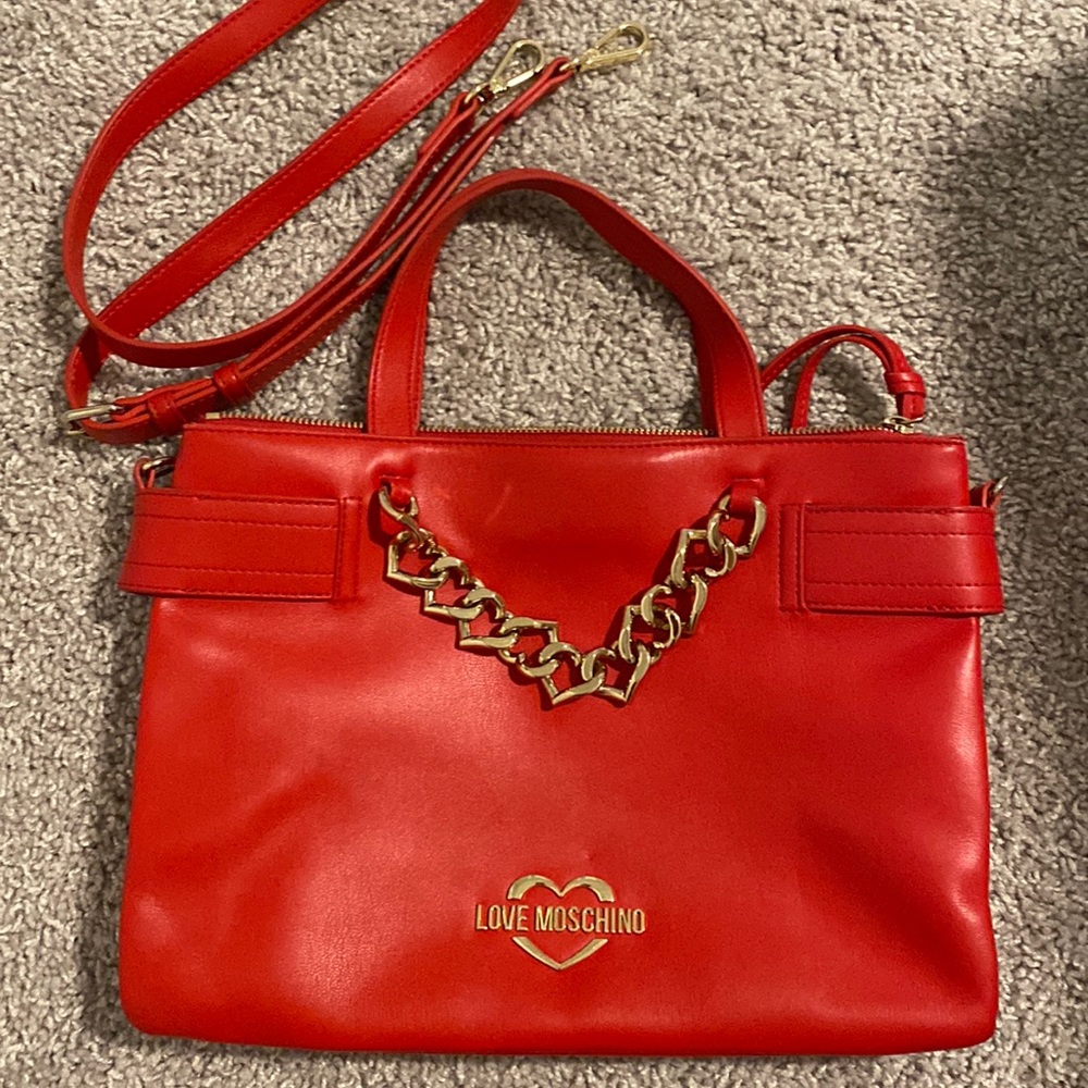 Love Moschino Red Bag